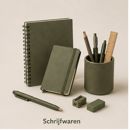 Notitieboeken, pennen en potloden